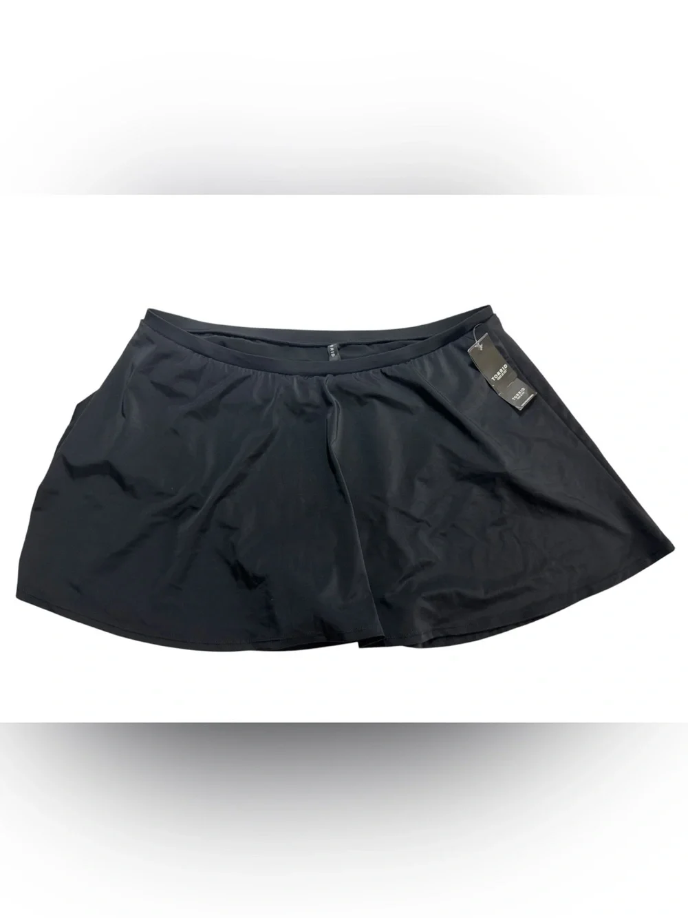 Torrid Black High Rise Swim Skater Skort Size 4X NWT